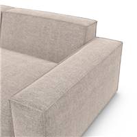 Stacele canapé 2 places en tissu texturé beige