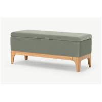 Roscoe banc velours vert sauge