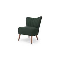 Charley fauteuil en velours ctel vert fret