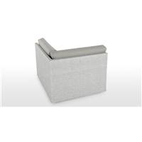 Cordon module d'angle canapé de jardin gris