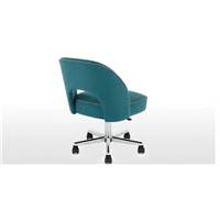 Lloyd chaise de bureau bleu minéral et gris marne
