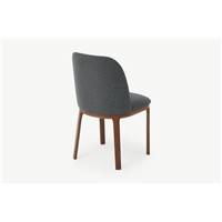 Nuno chaise en noyer grise
