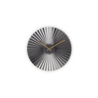 Bushwick grande horloge murale gris acier