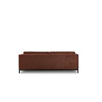 Lalou canapé 3 places tissu terracotta