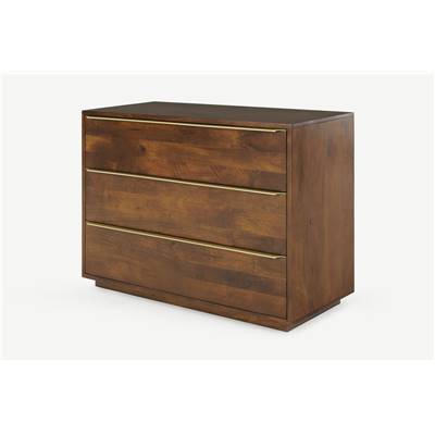 Anderson commode en bois de manguier et laiton