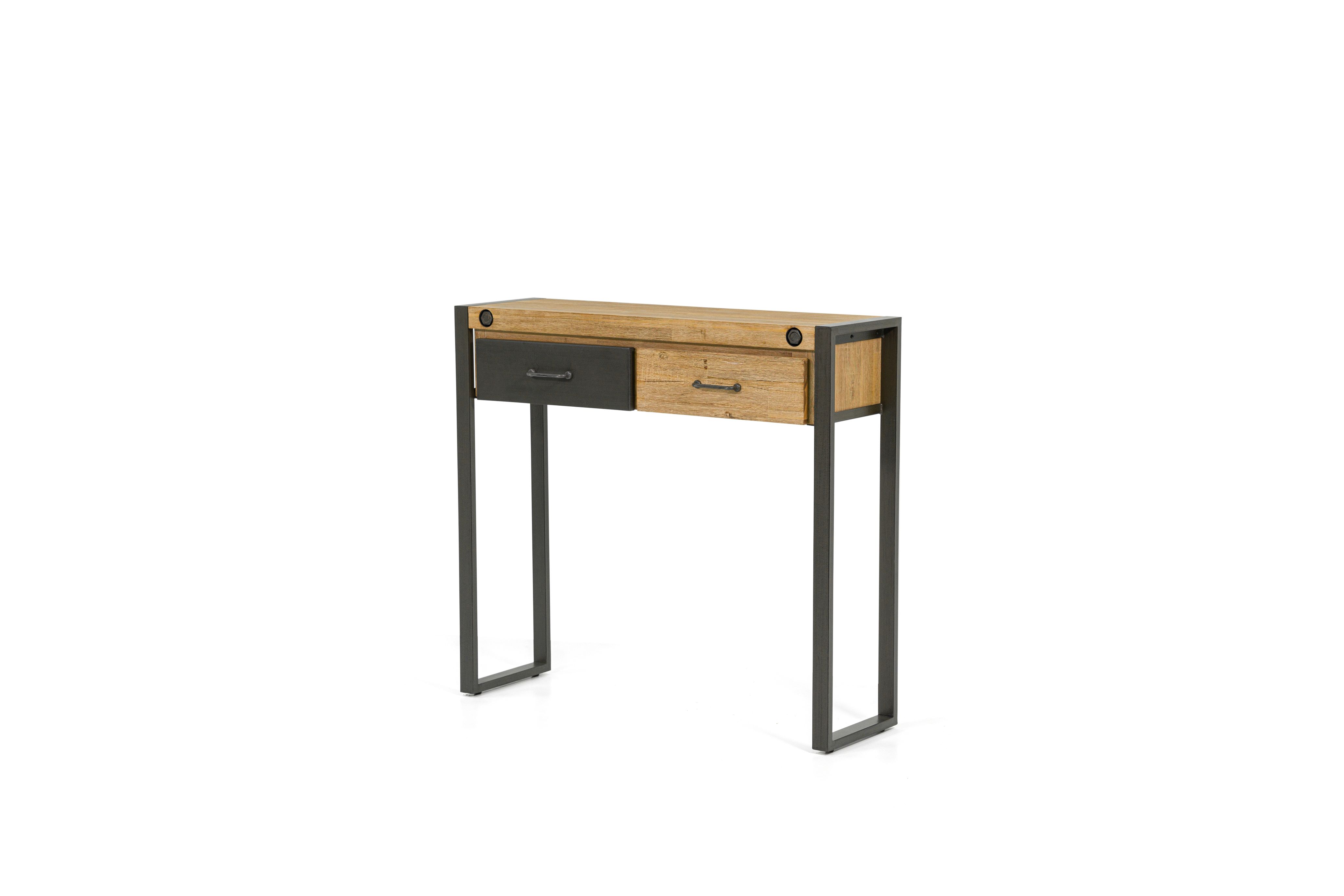 Kiko console acacia et métal