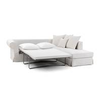 Vermont canapé-lit angle droit blanc