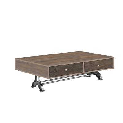 Rwanda table basse bois et métal
