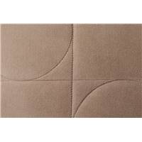 Keeble lot de 2 coussins velours vison 45x45