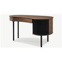 Zaragoza bureau noyer et noir charbon