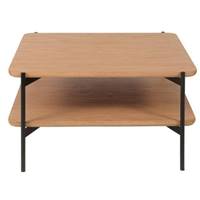 Easy table basse en bois de chêne naturel 2 plateaux