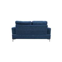 Elen canapé 2 places tissu bleu navy