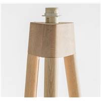 Illuzia pied de lampadaire en chêne