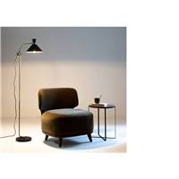 Ilizi, lampadaire laiton vieilli noir