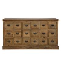 Lenon buffet en bois recyclé 18 tiroirs