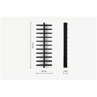 Clover porte-bouteilles mural acacia et noir