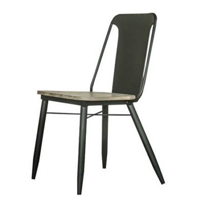 Kiko, Chaise métal et assise bois