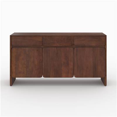 Baty buffet en bois de manguier 3 portes et 3 tiroirs