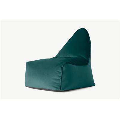 Ayra fauteuil poire, couleur bleu écume