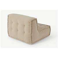 Sully chauffeuse coussin de sol beige avoine