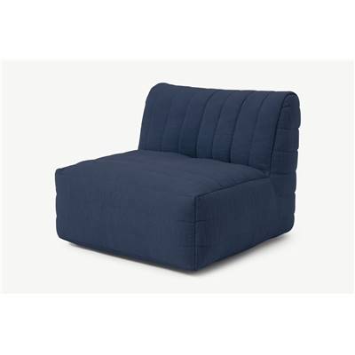 Gus fauteuil bleu marine