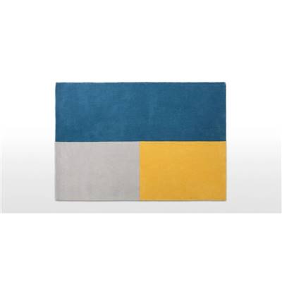Elkan tapis tufte bleu cobalt 120x170