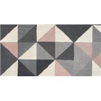 Henrick tapis rose et gris 160x230 cm