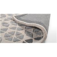 Trio grand tapis laine gris 200x300