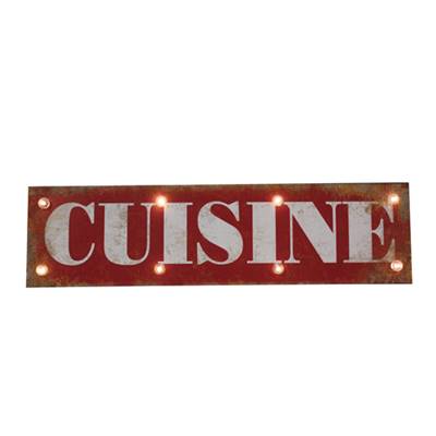 Panneau lumineux CUISINE 60X16
