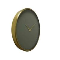 Pendule fond vert Ø51cm