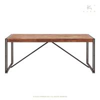 Nautical table  manger en bois de bateau recycl L200cm