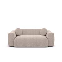 Shoo canapé 2 places en tissu texturé beige