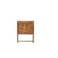 Nato table de chevet bois de manguier brute