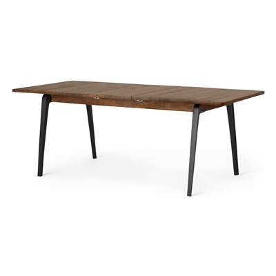 Lucien table extensible bois de manguier foncé
