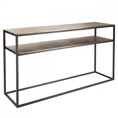 Lucie console laiton et noir