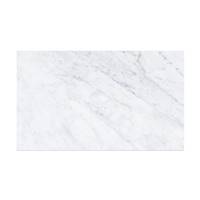 Isabella table basse rectangulaire en marbre blanc
