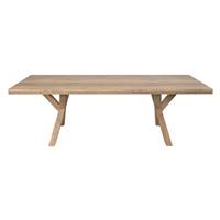 Dubai table de jardin en bois de teck massif 240
