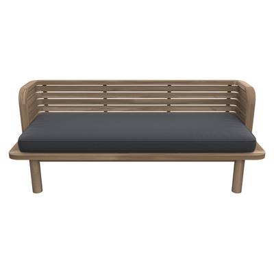 Biantina banquette de jardin 2 places en teck L160