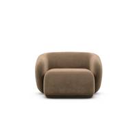 Taigano fauteuil 1 place en velours marron
