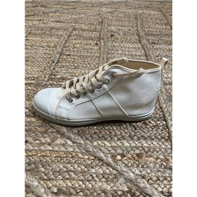 BENSIMON Baskets montantes dorées - 38