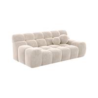 Boon canapé 2 places en velours crème