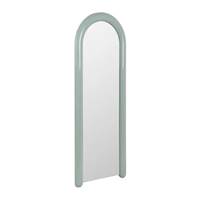 Pesaro grand miroir arrondi laqué vert d'eau H160cm