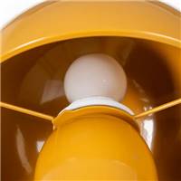 Mushy lampe de table champignon métal jaune moutarde H25cm