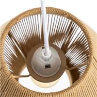 Razzo suspension en corde de papier naturel H26cm
