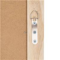 Ilena grand miroir bords arrondis en bois de paulonia H160cm