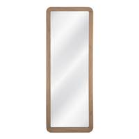 Ilena grand miroir bords arrondis en bois de paulonia H160cm