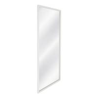 Kimy grand miroir rectangulaire en bois blanc cassé de paulonia H180cm