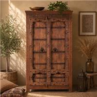Biscot armoire en bois de manguier