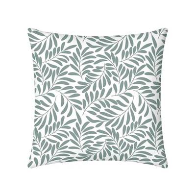 Lonita coussin imprimé serbal IV vert 43x43