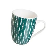 Tropic mug motifs bleu